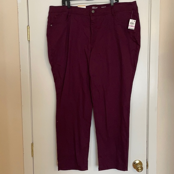 22W Style & Co Slim Leg Pants D01 5222 - Picture 2 of 6